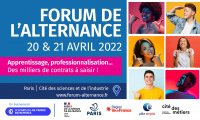 Forum de l'alternance les 21 et 22 avril 2022