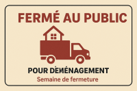 Déménagement de la DRIEETS : accueil limité pendant une semaine